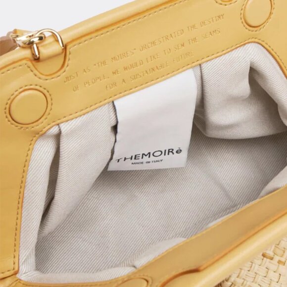 Themoire Tia Degrade Straw Crossbody Bag - Natural - Picture 3 of 10